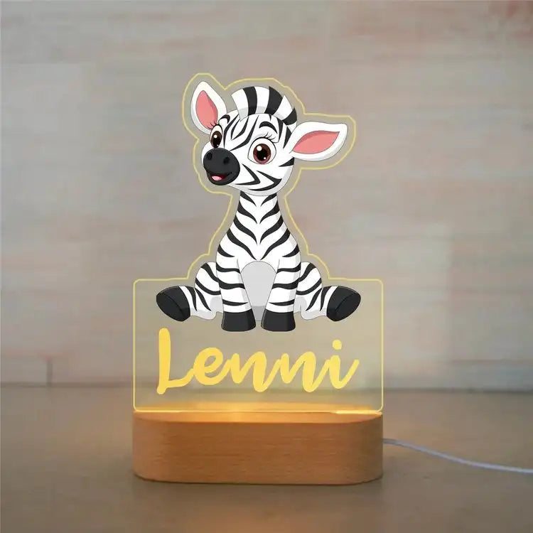 Personalized Animal Night Light