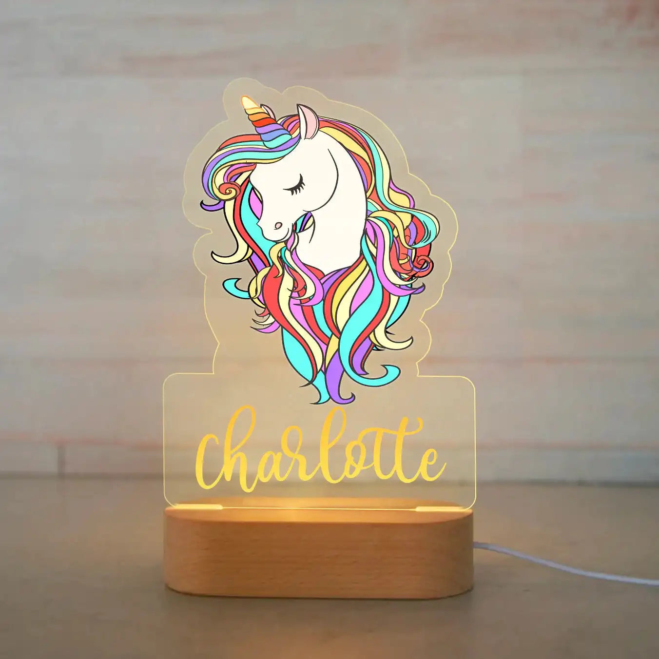 Personalized Animal Night Light