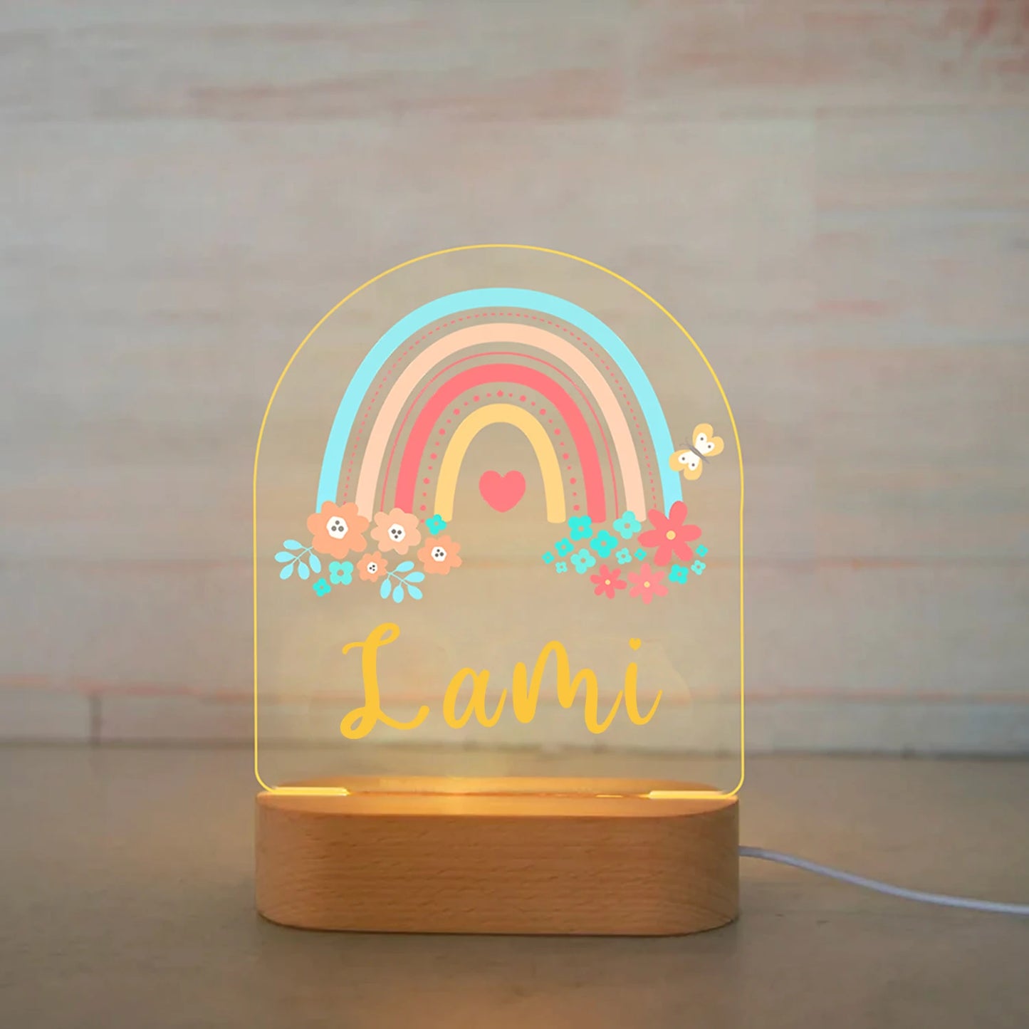 Personalized Animal Night Light