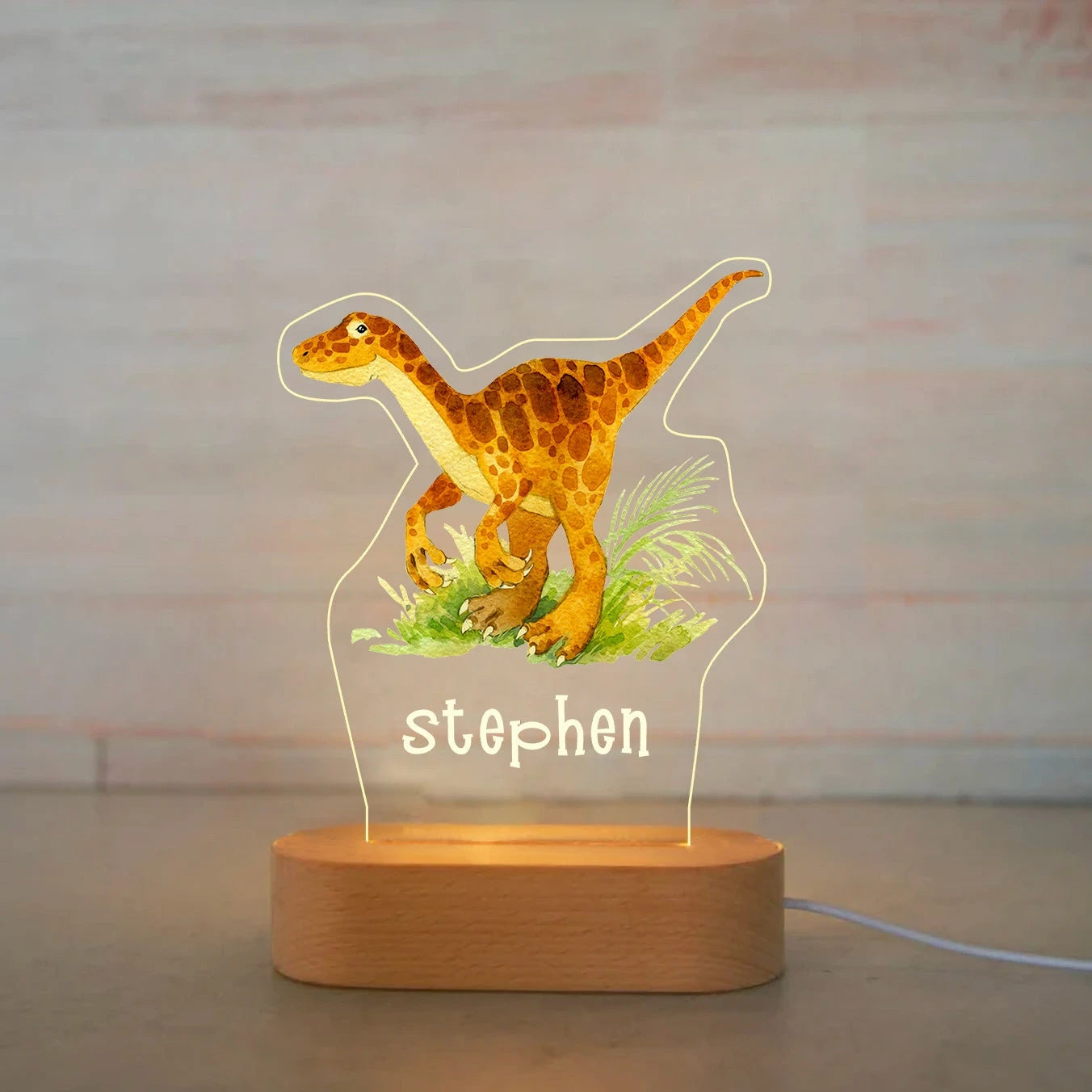 Personalized Animal Night Light