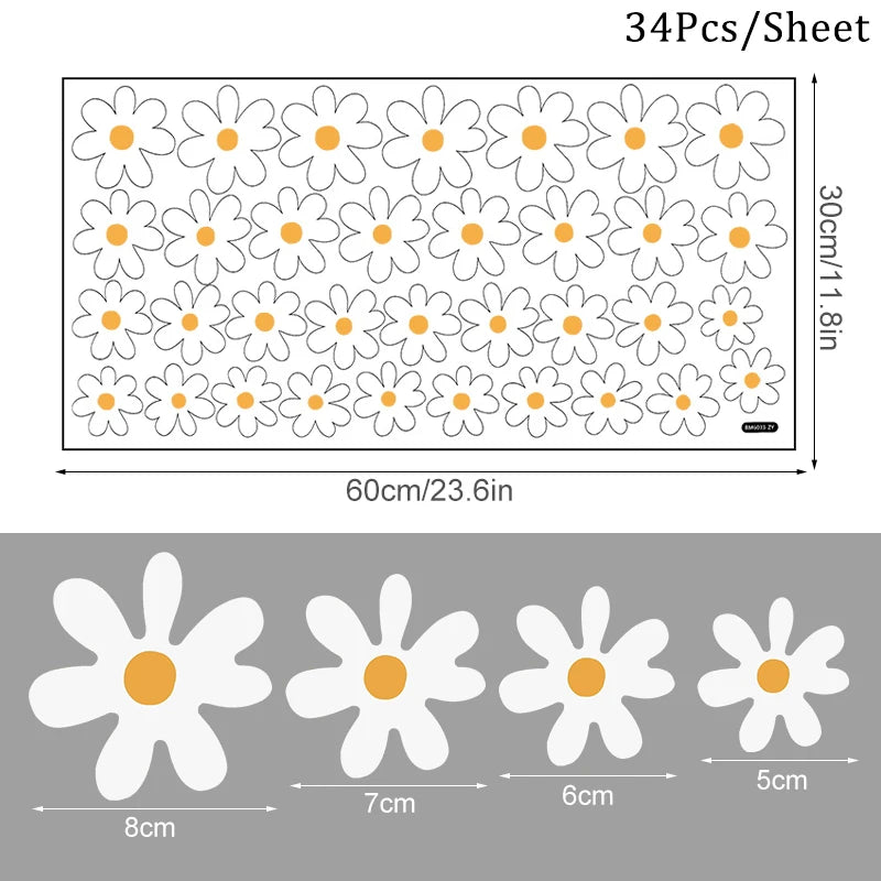 BloomDaisy Wall Stickers
