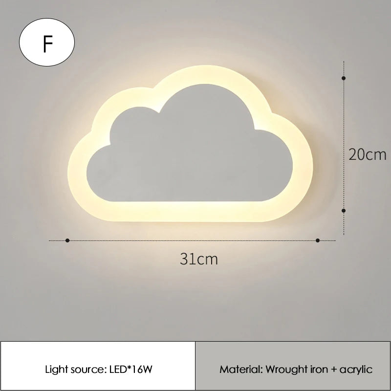 Soft Glow Cloud Wall Lamp
