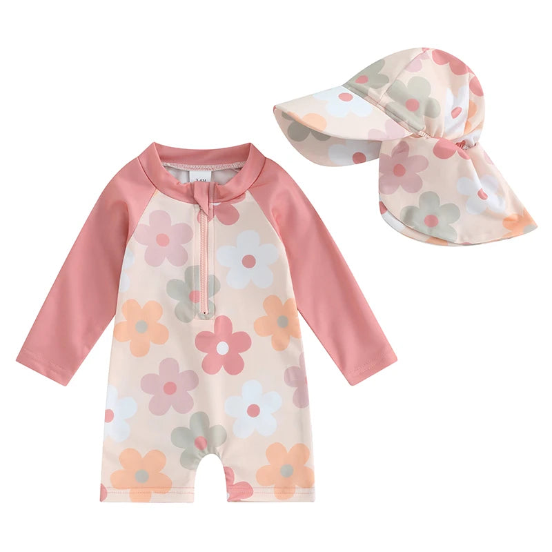 Baby Rash Guard Swimsuit Set