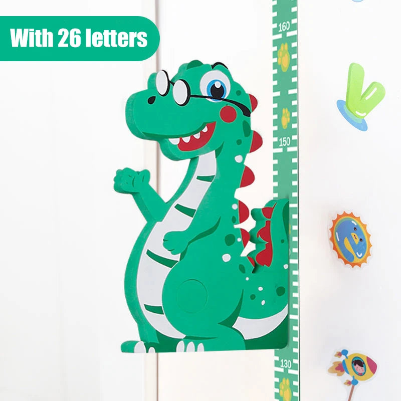 3D Cartoon Height Wall Chart