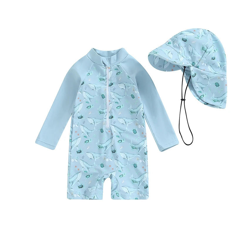 Baby Rash Guard Swimsuit Set