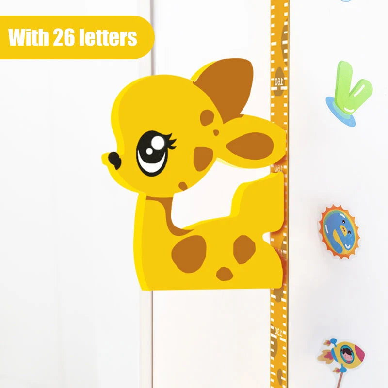 3D Cartoon Height Wall Chart