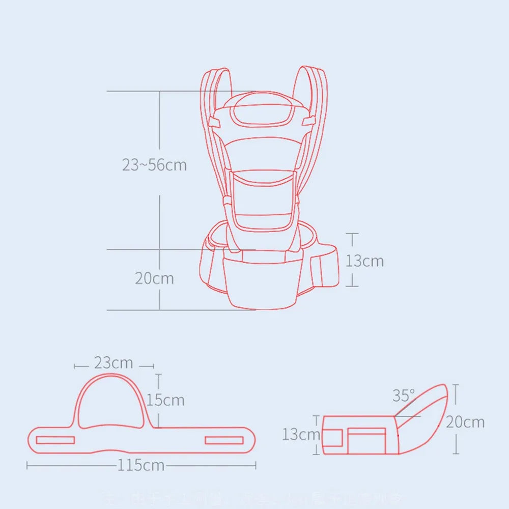 Comfy 6-in-1 Seat Baby Carrier