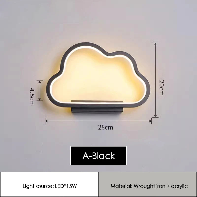 Soft Glow Cloud Wall Lamp