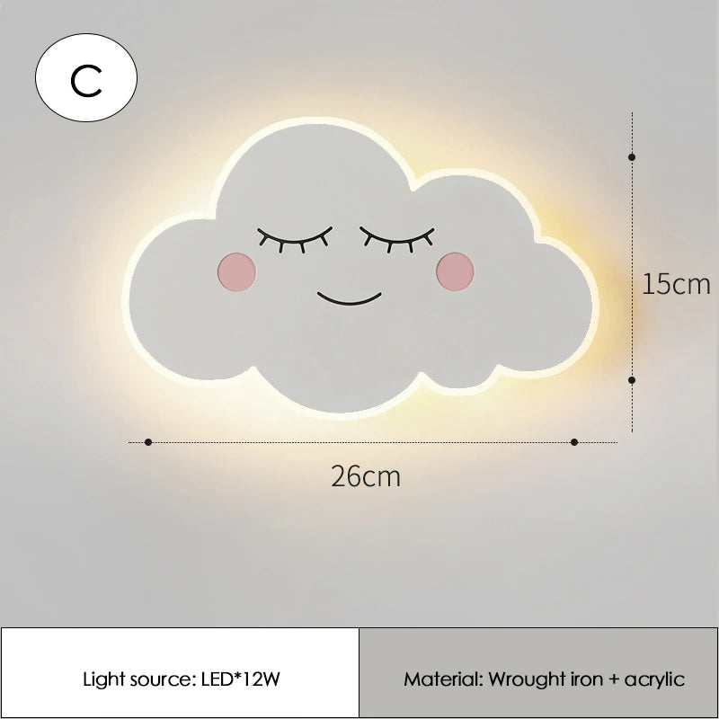 Soft Glow Cloud Wall Lamp