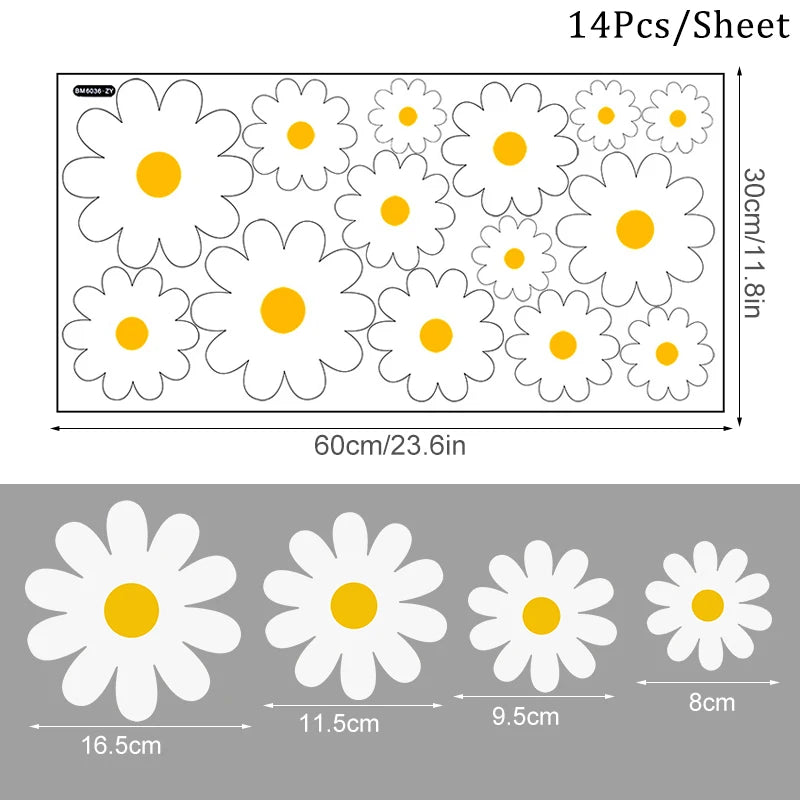 BloomDaisy Wall Stickers