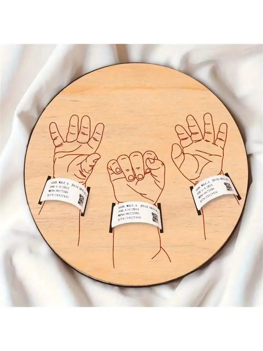Personalized Newborn Hospital Keepsake Holder
