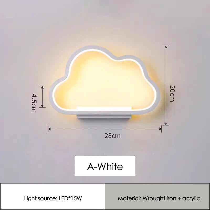 Soft Glow Cloud Wall Lamp