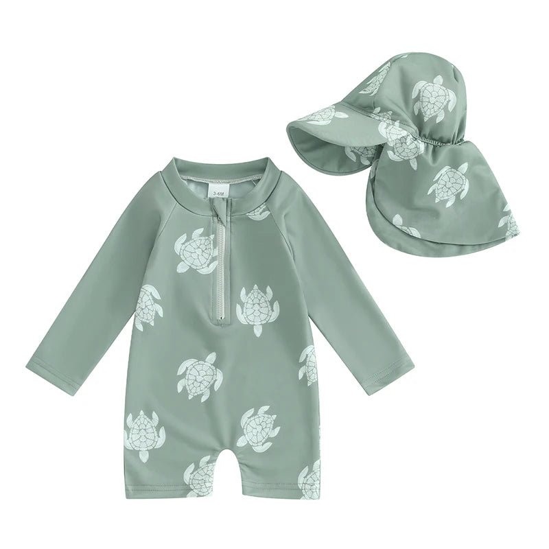 Baby Rash Guard Swimsuit Set