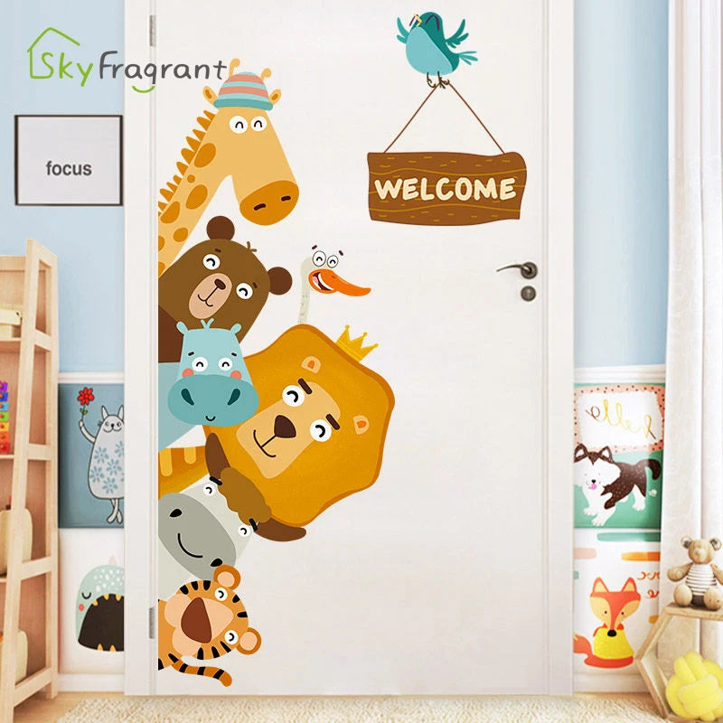 Cartoon Animal Wall Stickers