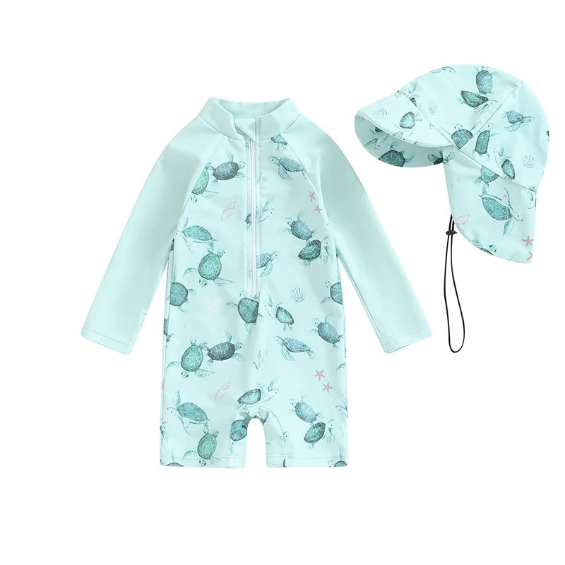 Baby Rash Guard Swimsuit Set