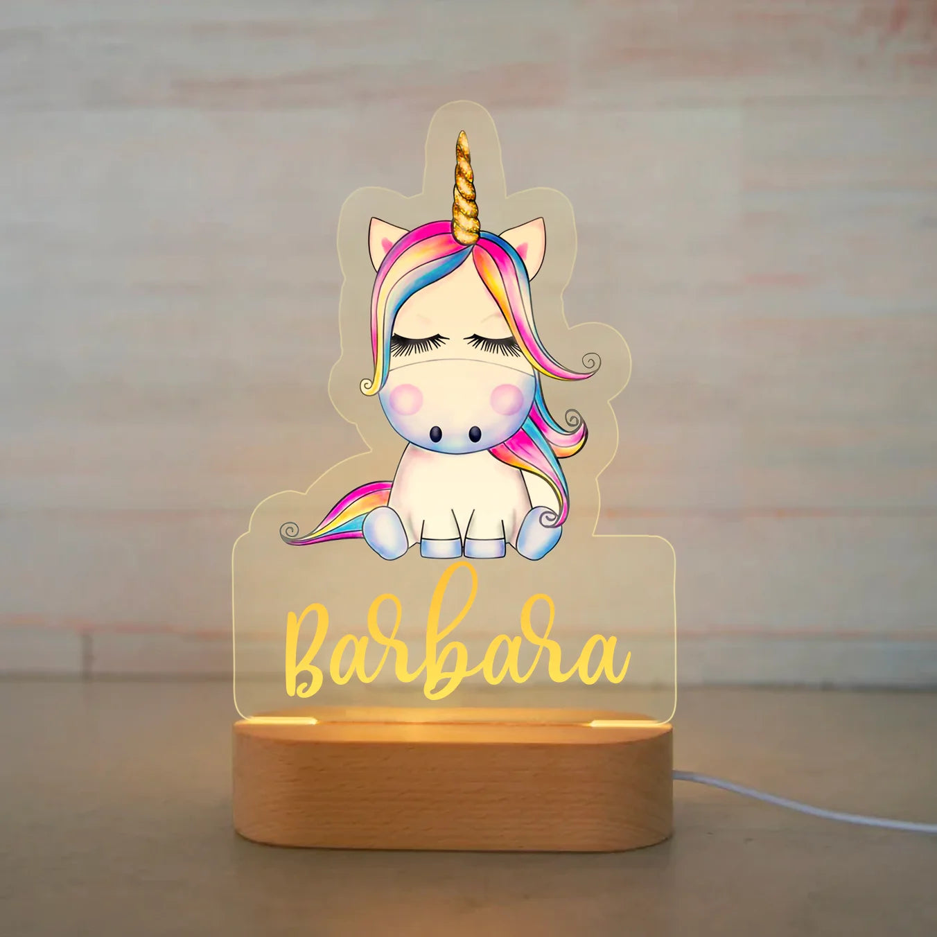 Personalized Animal Night Light