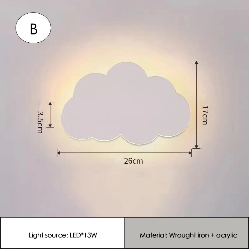Soft Glow Cloud Wall Lamp