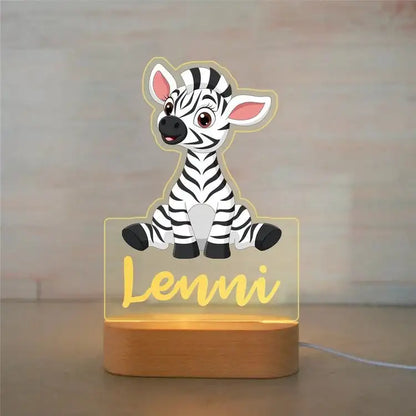 Personalized Animal Night Light
