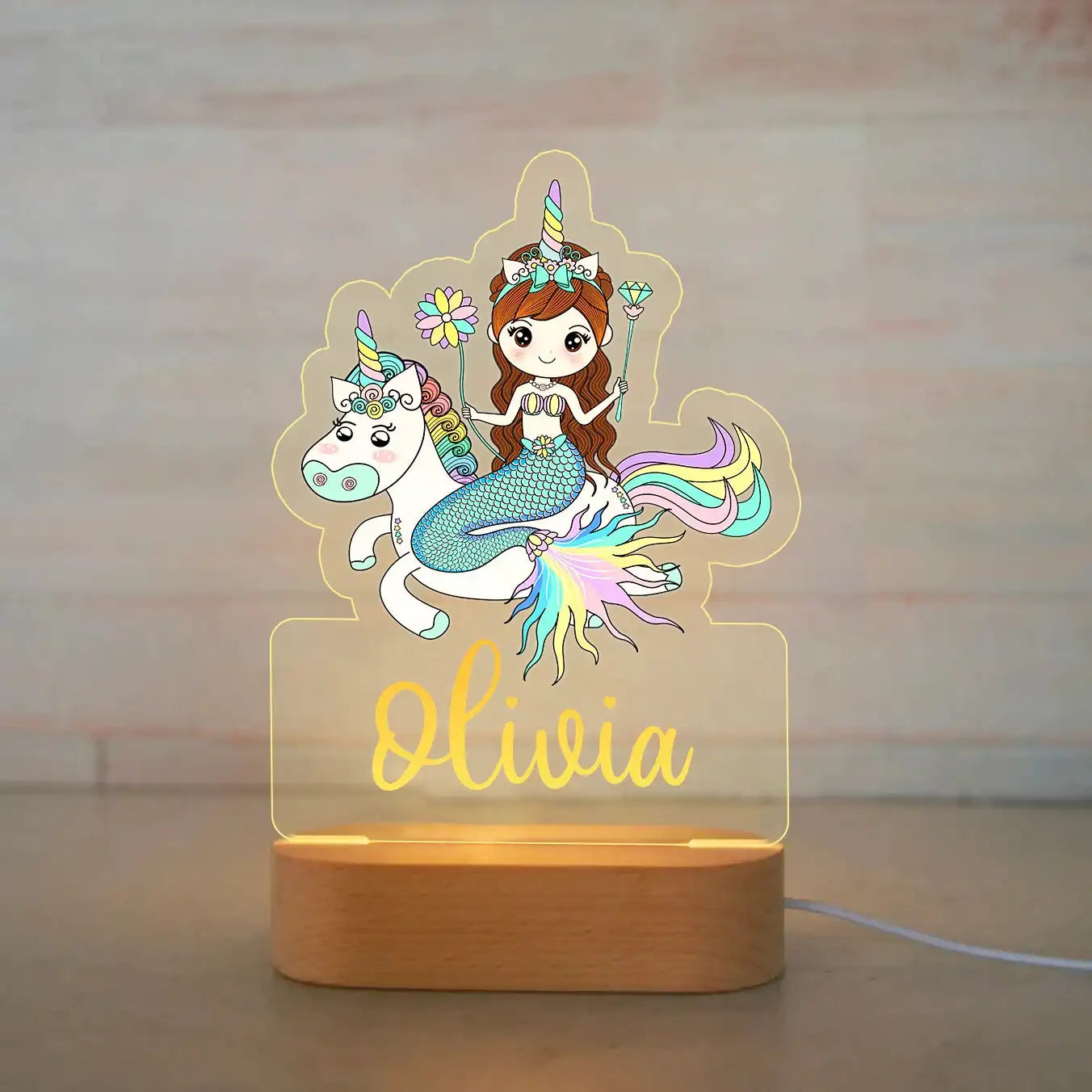 Personalized Animal Night Light