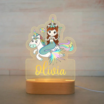Personalized Animal Night Light
