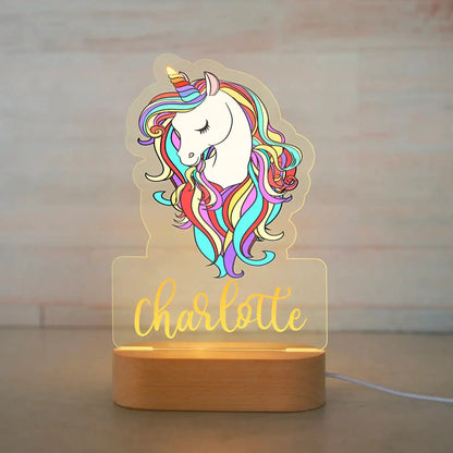 Personalized Animal Night Light