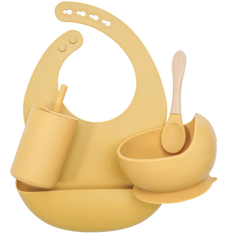 Baby Silicone Feeding Tableware Set