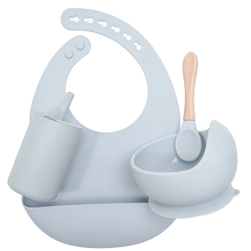 Baby Silicone Feeding Tableware Set