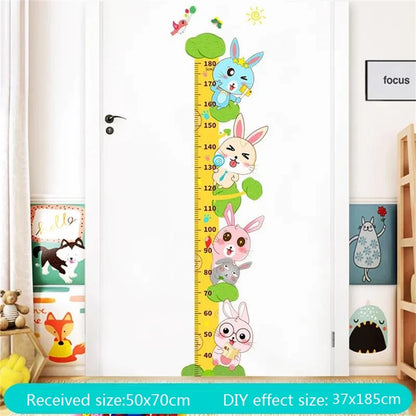 Baby Height Ruler Cartoon Wall Stickers