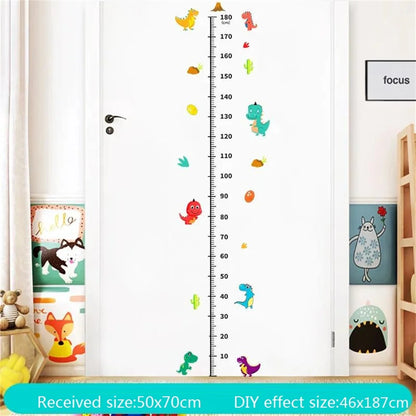 Baby Height Ruler Cartoon Wall Stickers