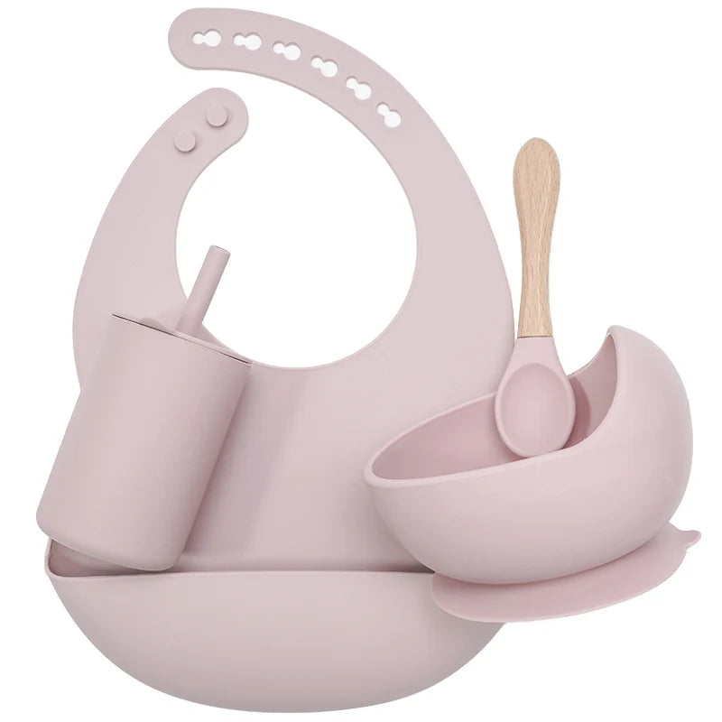 Baby Silicone Feeding Tableware Set