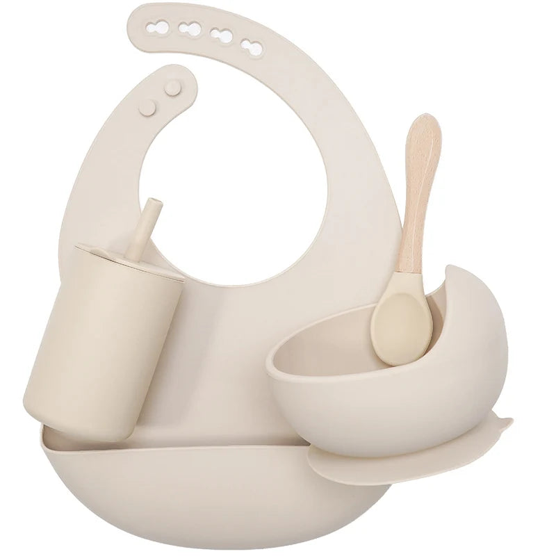 Baby Silicone Feeding Tableware Set