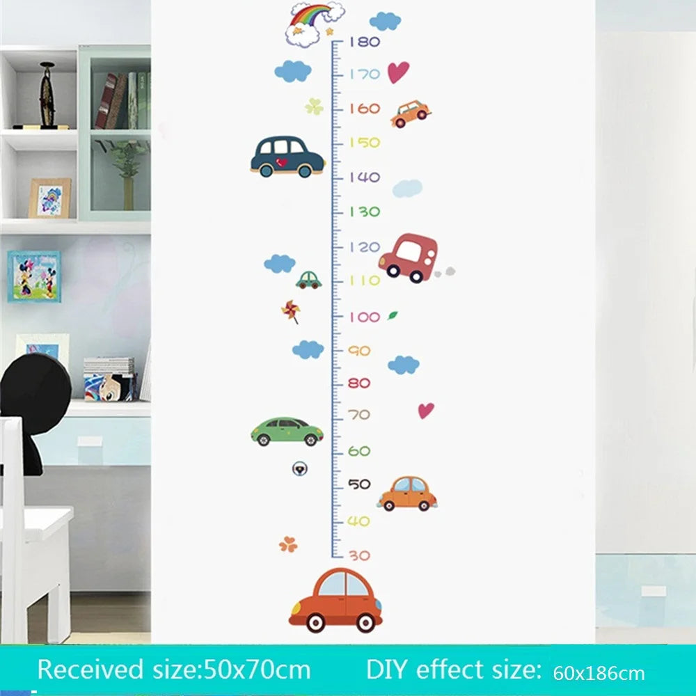 Baby Height Ruler Cartoon Wall Stickers