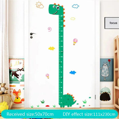 Baby Height Ruler Cartoon Wall Stickers