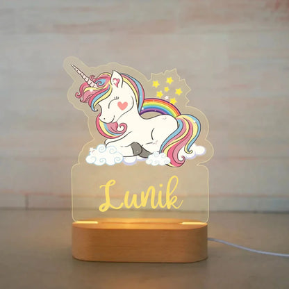 Personalized Animal Night Light