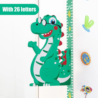 3D Cartoon Height Wall Chart