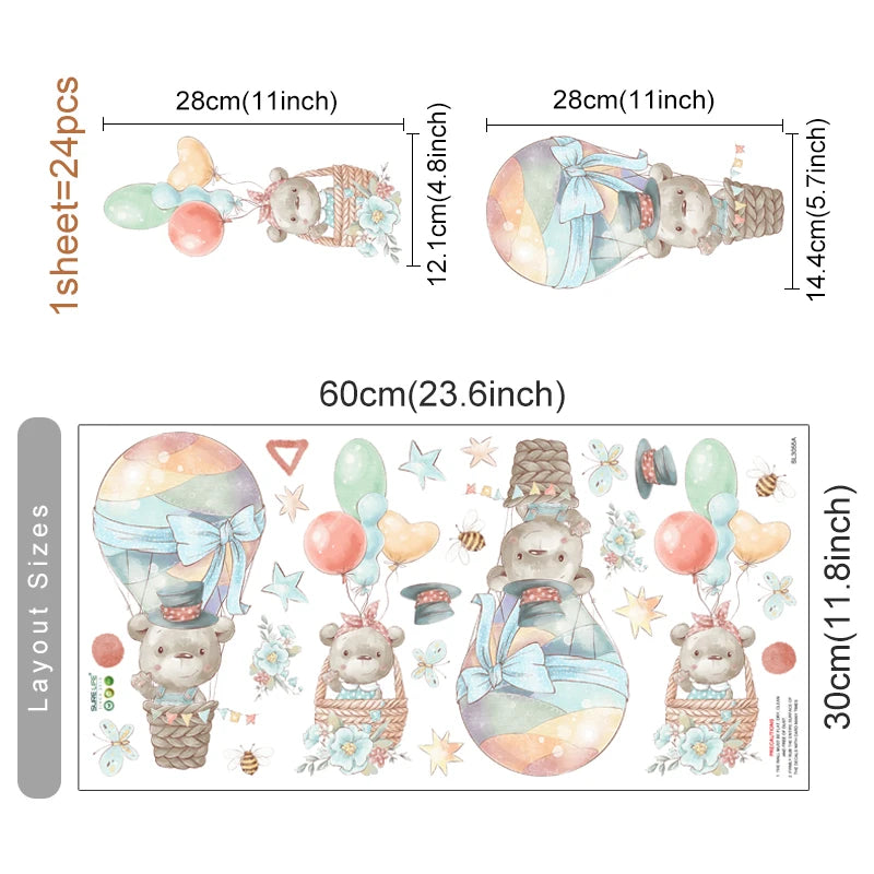 Adorable Boho Wall Stickers
