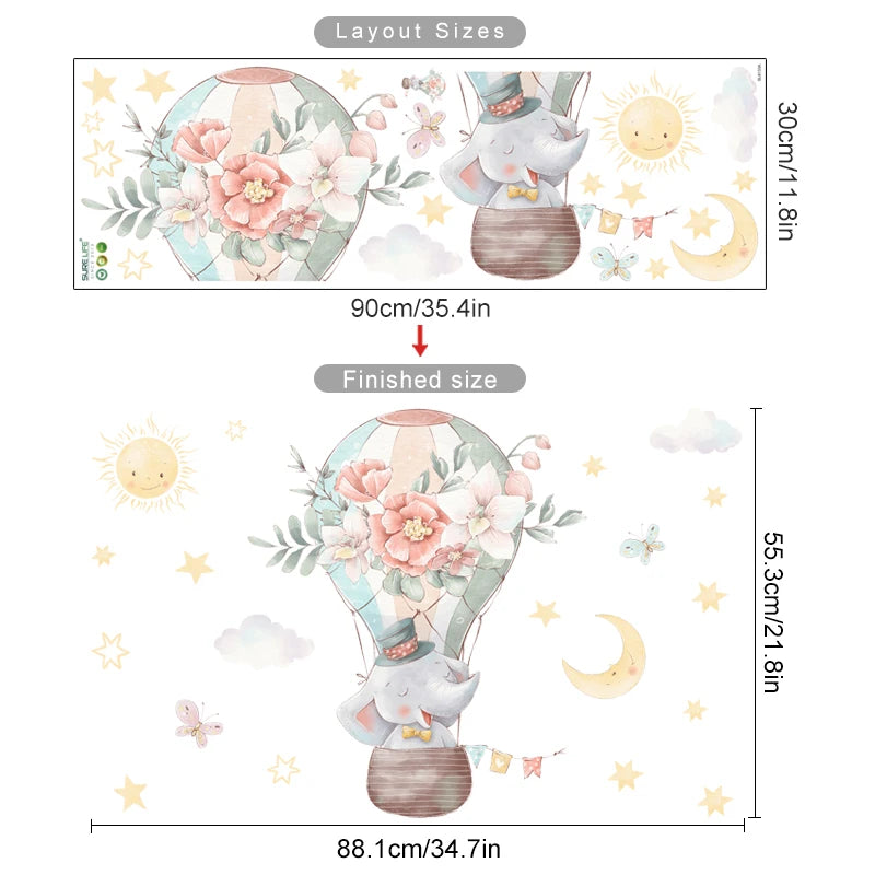 Adorable Boho Wall Stickers