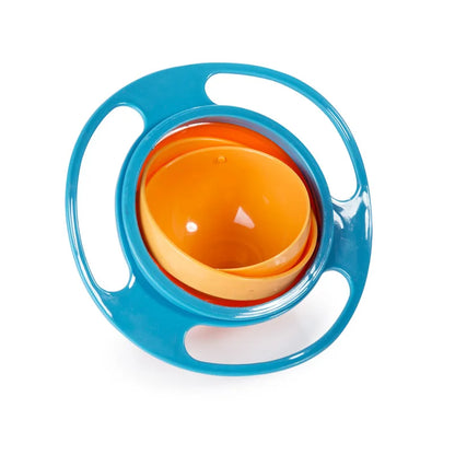 Spill-Proof Gyro Feeding Bowl for Kids