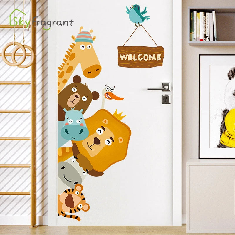 Cartoon Animal Wall Stickers