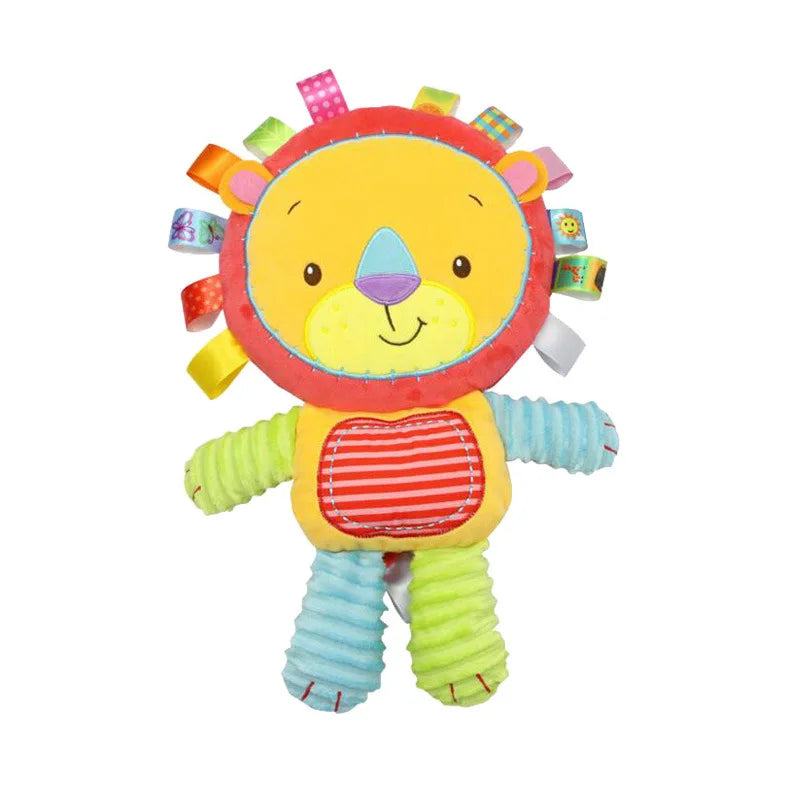Soft Plush Animal Rattle Toy