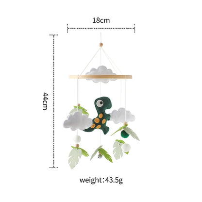Felt Dinosaur Baby Mobile