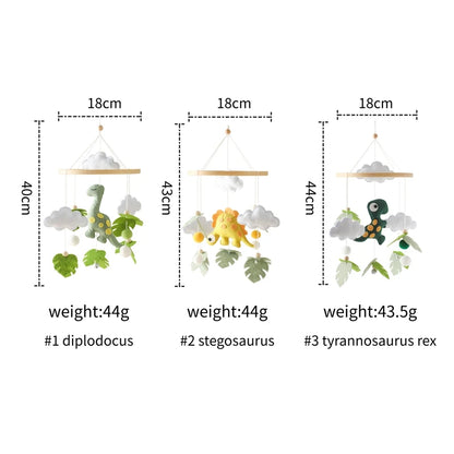 Felt Dinosaur Baby Mobile