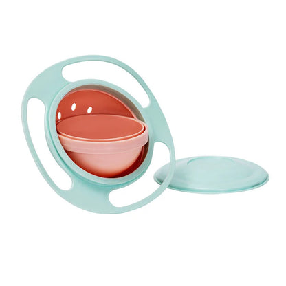 Spill-Proof Gyro Feeding Bowl for Kids